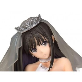 NATSYSTEMS Figurine Ecchi Chiffre danime Défaut!! Saeki AI Mariage Noir Ver. Modèle de Personnage danime PVC Gros Seins Vêt