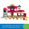 Fisher-Price Little People les Animaux de la Ferme Jouet Enfant, 5 Figurines, Éveil et Développement de lImagination, 12 Moi