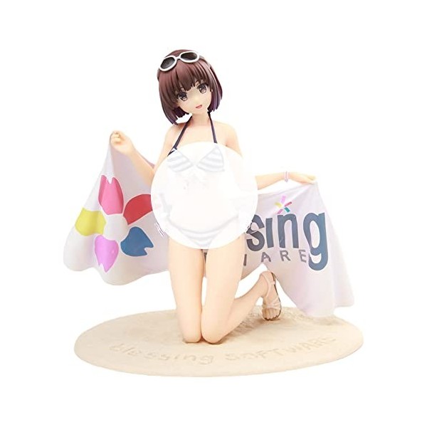 FABRIOUS Ecchi Figure Anime Figure - Kato Megumi - 1/7 Maillot de Bain Ver. Collection de modèles de Jouets de Statue de vête