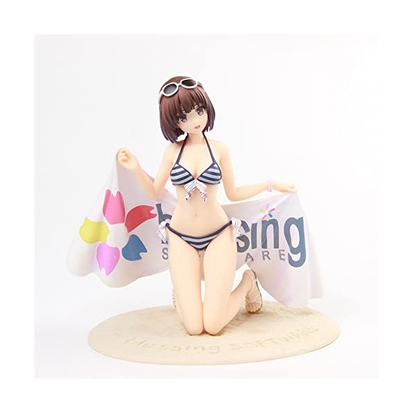 FABRIOUS Ecchi Figure Anime Figure - Kato Megumi - 1/7 Maillot de Bain Ver. Collection de modèles de Jouets de Statue de vête