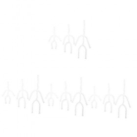 SEWACC 24 Pièces Poupée Silencieux Squelette en Peluche Jouets en Plastique Cadre Photo en Plastique Playes Silencieux Cadre 