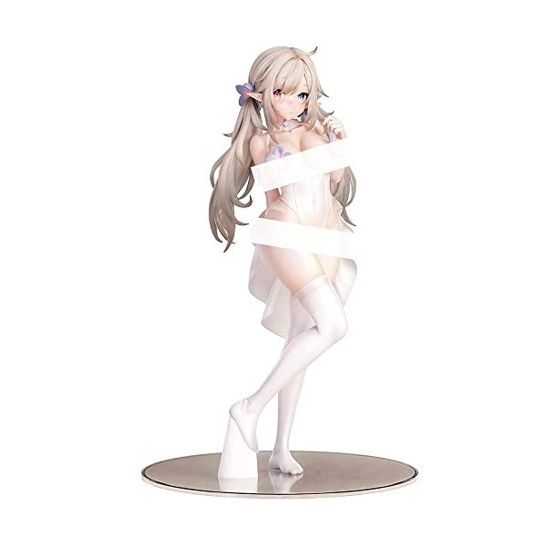 PIELUS Figurine Ecchi Original -Erof Blanc Pur- 1/6 Anime Girl Figure Amovible Vêtements Action Figurines Hentai Figure Statu