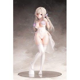 PIELUS Figurine Ecchi Original -Erof Blanc Pur- 1/6 Anime Girl Figure Amovible Vêtements Action Figurines Hentai Figure Statu