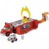 Fisher-Price Blaze et les Monster Machines Camion transformable en piste avec 1 voiture incluse, jouet pour enfant dès 3 ans,