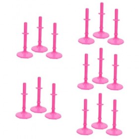 Toyvian 15 Pcs Support De Poupée Mini Bébé Poupées Action Figure Cintre Stand Mannequin Support DAffichage De Poupée Support