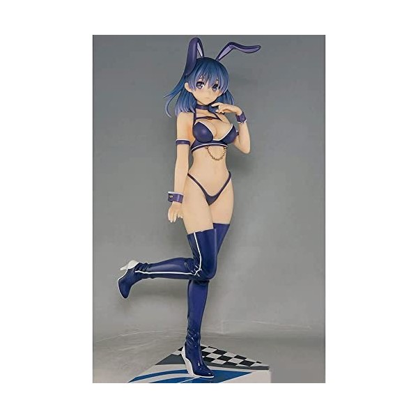 BOANUT Figurine Ecchi 1/6, Fleur de Pierre soufflée Purple Racing Girl Ver. Bunny Girl Ver. Statue de Figure danime de vêtem