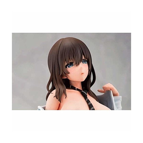 POMONO Ecchi Figure Wet JK Kuromine Aya 1/6 Figure Complète Anime Figure Jk Jupe Doux Poitrine Debout Posture Mignon Poupée M