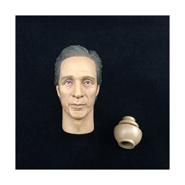 CNSMCWG Sculpture De Tête De Figurine Masculin À Léchelle 1/6, Tête De William Fichtner, Tête De Poupée pour Figurine De 12 