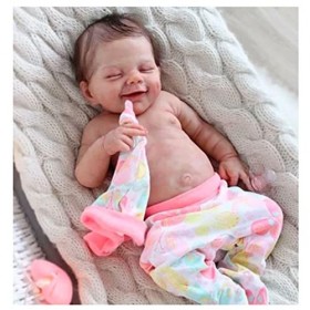 OWLEEN Poupee Reborn, 19 Pouces Faites à la Main BéBé Reborn Garcon Vinyle Souple | BéBé Reborn pour Tout-Petits de la Vie av