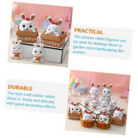 4 pcs for Bénédiction Décoration Jouet Nouvelle Poupée Décorations Mariages Statues Artisanat Chiffres Chanceux Le Cabinet Ta