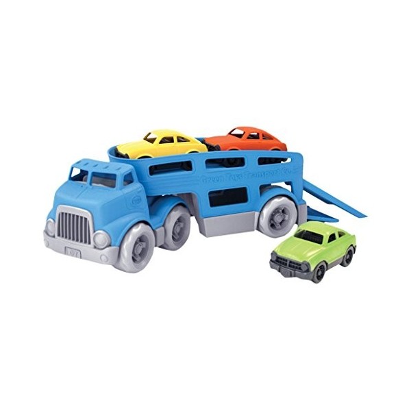 Green Toys Car Carrier Vehicle Set Toy, Blue