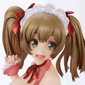 BRUGUI Figurine Ecchi - Kotori Takigawa - Tenue de Femme de Chambre 1/4 Ver. Mignonne Fuite Gros Seins Debout Fille complète 