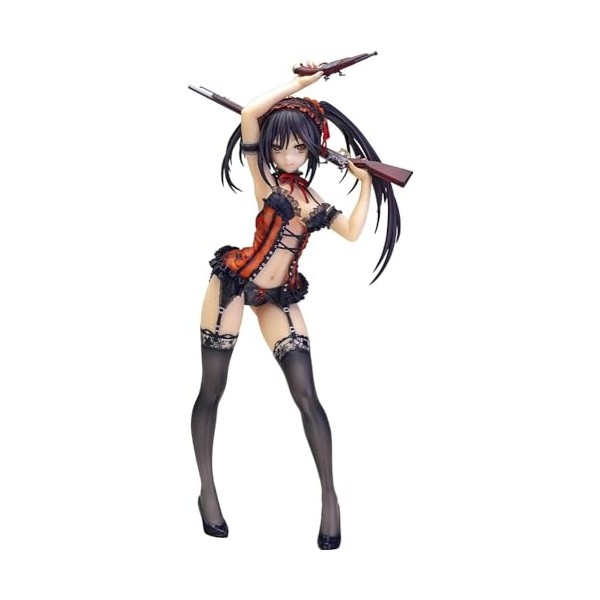 Gexrei 24 cm/9,4 pouces Date A Live Kurumi Tokisaki Lingerie Ver. Figurine danime/figurine Ecchi/belle fille/vêtements amovi