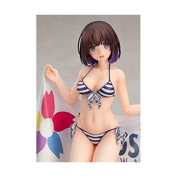 IMMANANT Maillot de bain Megumi Kato Ver. Figurine complète 1/7 Chiffre danime Figurine Ecchi mignonne Statue de personnage 