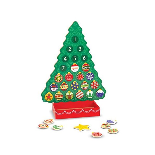 Melissa & Doug Countdown to Christmas Wooden Advent Calendar