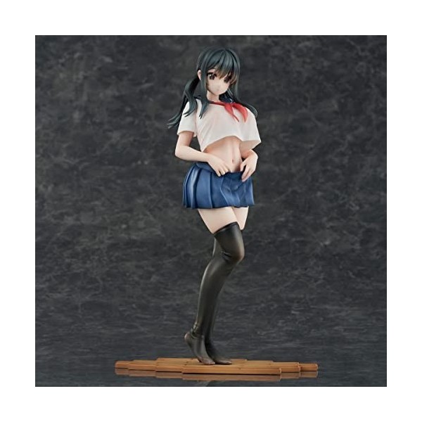 BRUGUI Peinture Originale - Curen-Chan - 1/6 Ver Vêtements sont Amovibles Exposés Gros Seins Debout Pose Uniforme Scolaire Fi