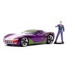 Jada 1:24 Diecast 2009 Chevy Corvette Stingray Concept With JokerFigure