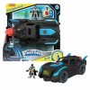 Fisher-Price Imaginext Kit de véhicule avec une figurine Batman DC Super Friends et une Batmobile entièrement équipée 30 cm 