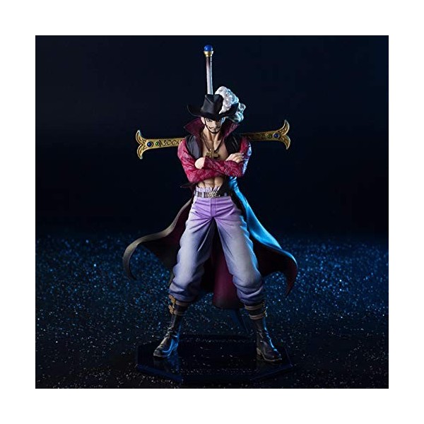 BOOJOOK Seven Warlords De Mer Hawkeye Mihawk Modèle De Caractère Cadeau Ornament Anime Accessoires De Bureau Modèle De Bureau