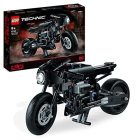 LEGO 42155 Technic Le Batcycle de Batman, Jouet de Moto à Collectionner, Kit de Construction de Maquette, Super Héros Embléma