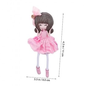 ifundom 6 Pcs Fée Décorations De Bureau Assise Suspendue Parure Adorable Étagère Voiture Bas Fille Poupée Décor Filles pour M