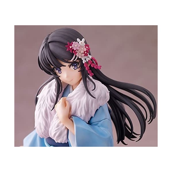 IMMANANT Sakurajima Mai - 1/7 - Kimono Ver. Chiffre danime Figurine Ecchi Statue de Personnage de Dessin animé Le recueil Mo