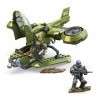 Mega Halo Coffret Mission De Reconnaissance Du Hornet De L’Unsc, Jeu De Construction De Véhicules Avec 4 Mini-Figurines Artic