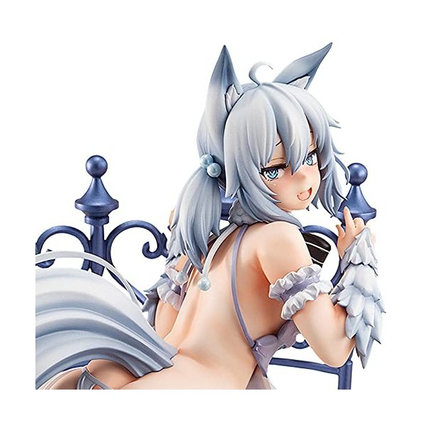 IMMANANT Anime Figure Girl Statue Ecchi Figure -Setsuna＆Freia- 1/7 Action Figurines Jouet Amovible Vêtements Mignon Poupée Dé