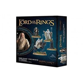 Games Workshop Warhammer Middle Earth - Sarumam Le Blanc et Gríma 5011921133130 Noir