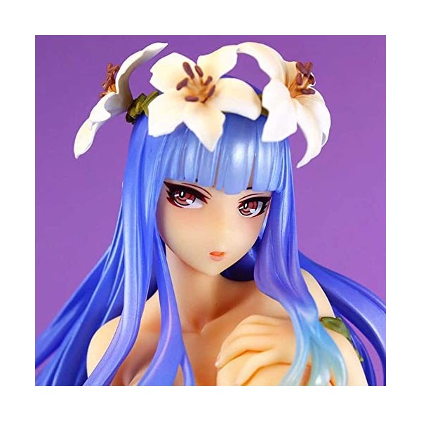 POMONO 1/6 Ecchi Figure Hermaphroditos Anime Figure Peignoir VER. Doux Poitrine Cheveux Longs Mignon poupée modèle décor Band