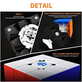 GAN 356 M Speed ​​Cube, 3 x 3 cubes magiques magnétiques, version Lite, 3 x 3 x 3 x 3 cm, 356 m, jouet puzzle cube cadeau pou