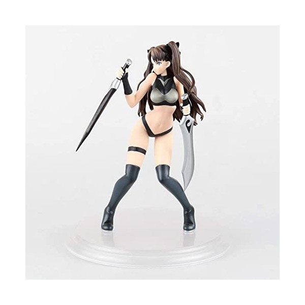 BOANUT Yuanban Lin Archer Costume Ver. Figure dEcchi. Sans épaule Double Queue De Cheval Anime Fille Debout Posture Anime Fi