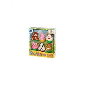 VTech - ZoomiZooz - Coffret 6 animaux Ferme - Animaux à collectionner – Version FR