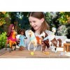 ​Spirit Lindomptable, Coffret Miradero avec poupée Abigaelle, Figurine cheval Boomerang et accessoires fidèles au film, Joue