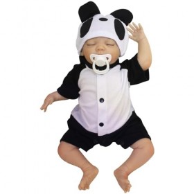 LHYTDBFP Baby Dolls - 18 Pouces Sleeping Realist Nouveau-nés poupées, Corps en Tissu Doux Vrai bébé Fille avec des vêtements 