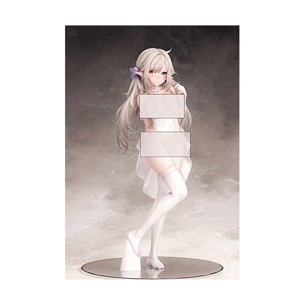 Gexrei Pure White Erof - 1/6- Figurine Anime/Figurine Ecchi/Vêtements Amovibles/Poitrine Douce/Belle Fille/PVC/Jouets Adultes