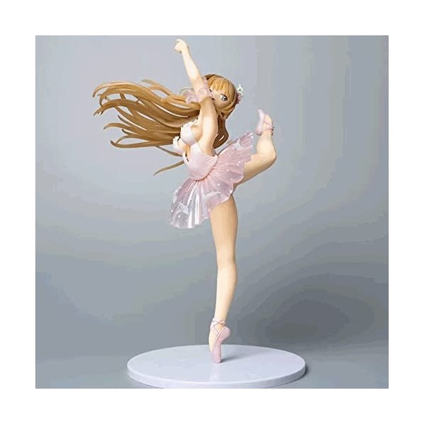 RIZWELLA Ecchi-Figure White Swan Ballet Girl 1/6 VER. Mignon Rose Ballet Ensemble Mignon Gros Seins poupée Fille Statue Anime