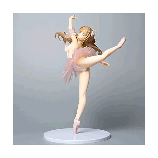 RIZWELLA Ecchi-Figure White Swan Ballet Girl 1/6 VER. Mignon Rose Ballet Ensemble Mignon Gros Seins poupée Fille Statue Anime