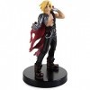 EASSL Figurine de poupée Edward Elric 丨 Pose Debout Statique Animation Périphérique Accessoires de Bureau Collection dorneme