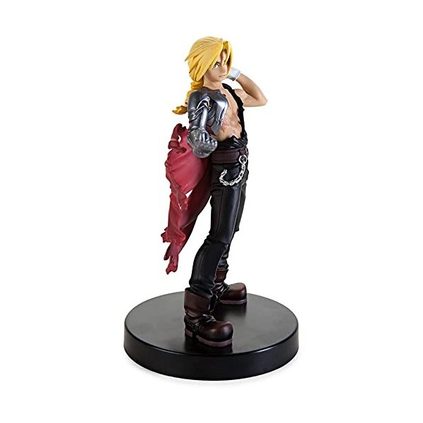 EASSL Figurine de poupée Edward Elric 丨 Pose Debout Statique Animation Périphérique Accessoires de Bureau Collection dorneme