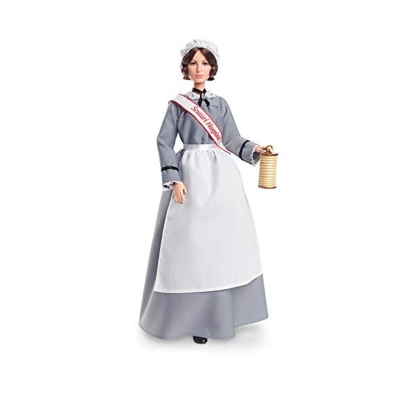 Barbie Signature Florence Nightingale, poupée de collection Femmes dException, en tenue dinfirmière dépoque, jouet collect