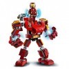 LEGO 76140 Marvel Super Heroes Le Robot d’Iron Man, Figurine de Combat pour Enfants de 6 Ans et Plus