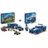 LEGO 60315 City Le Camion de Commandement Mobile de la Police, Jouet de Remorque avec Tracteur, Figurines Policiers, Cadeau N