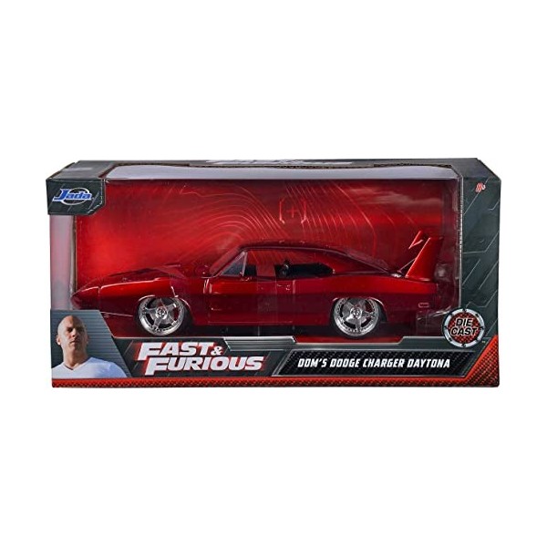 Jada Toys - 97060r - Véhicule Miniature - Modèle À Léchelle - Dodge Charger Daytona - Fast And Furious 7 - Echelle 1/24