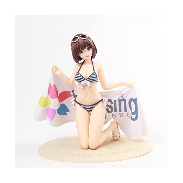 NATSYSTEMS Chiffre danime Saekano: Comment élever Une Petite Amie ennuyeuse Flat Megumi Kato Swimsuit Ver. Figurine complète