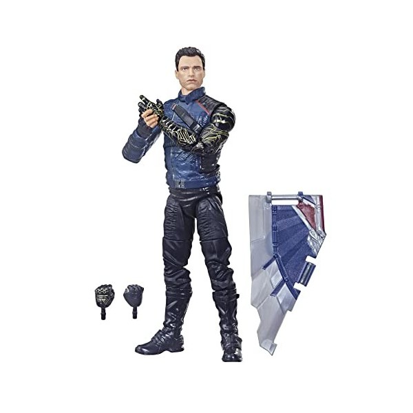 Hasbro Marvel Legends Series Avengers, figurine Soldat de lHiver de 15 cm et 3 accessoires, pour enfants, dès 4 ans