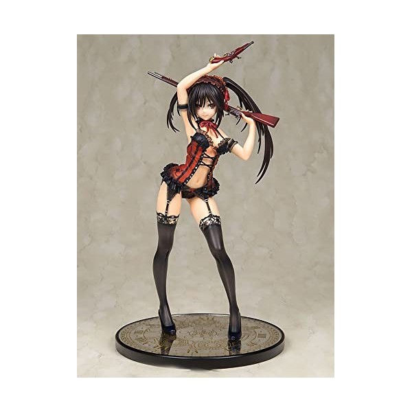 ZORKLIN Date A Live Kurumi Tokisaki Lingerie Ver. 1/7 Figure complète/Figure ECCHI/Modèle de Personnage Peint/Figure danime/