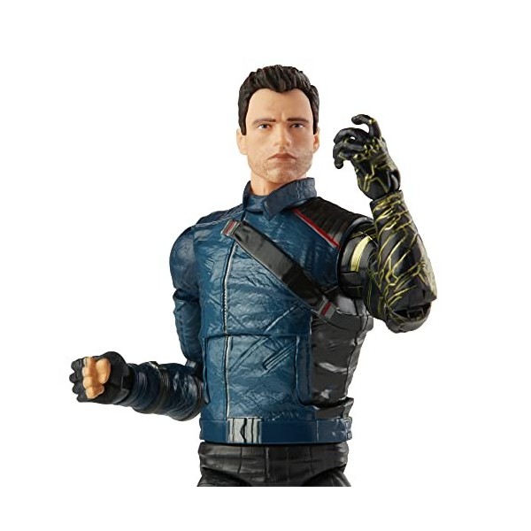 Hasbro Marvel Legends Series Avengers, figurine Soldat de lHiver de 15 cm et 3 accessoires, pour enfants, dès 4 ans