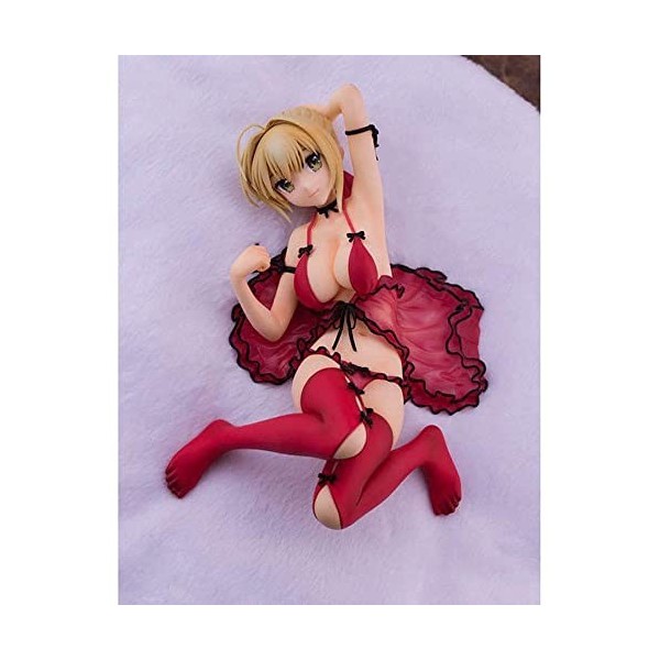 BOANUT Fate Stay Night Nero Claudius Position de Sommeil Anime Character Model PVC Figure Statue Anime Figure Modèle Otaku Co