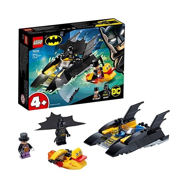 LEGO 76158 Super Heroes La Poursuite du Pingouin en Batbateau